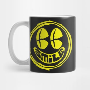 Grunge Smile Happy Face Mug